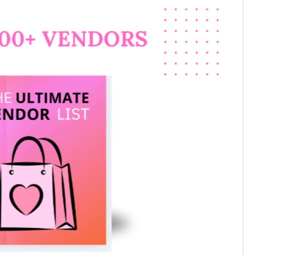 Ultimate Vendor List